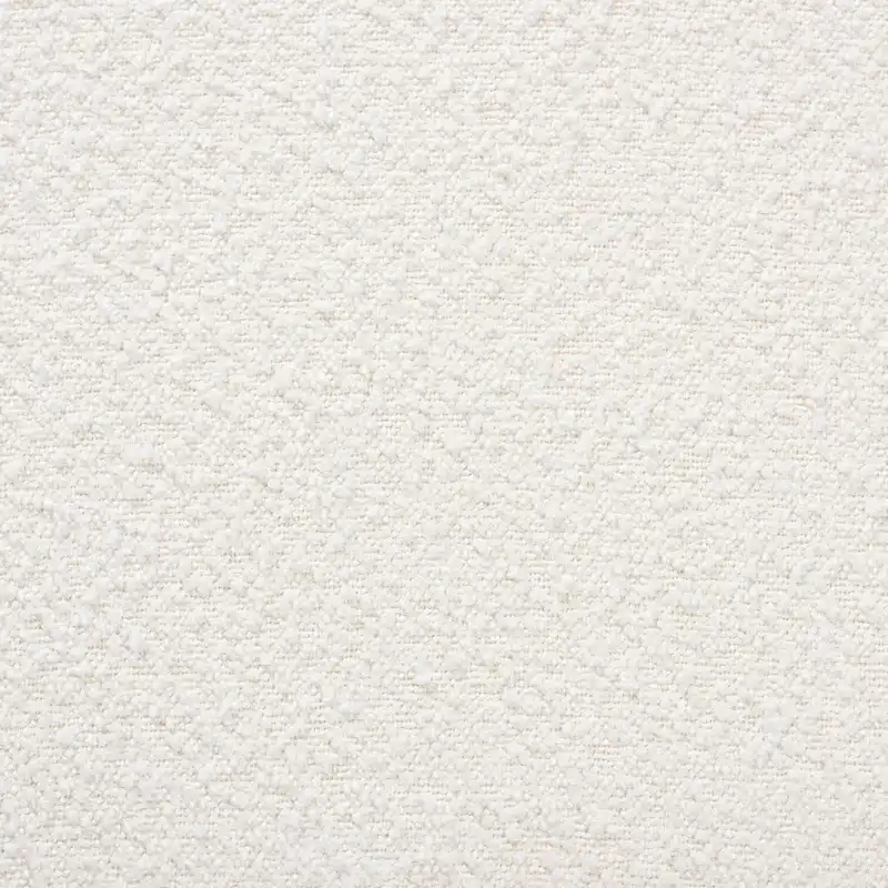 Darielle Japandi Cream Boucle Fabric and Walnut Brown Finished Rubberwood Accent Chair