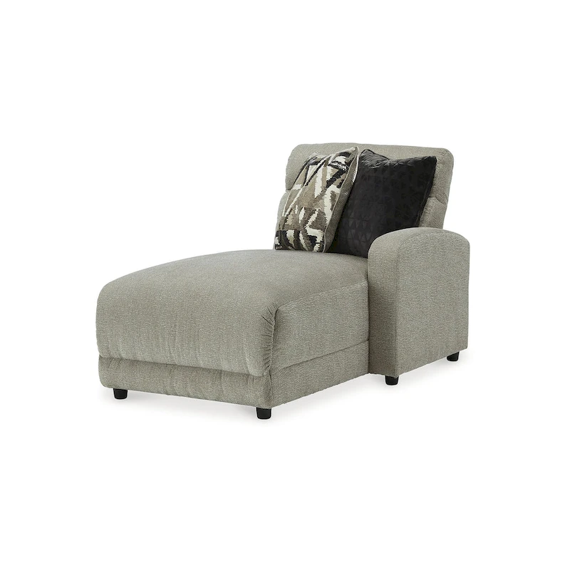 Signature Design by Ashley Colleyville Gray 4-Piece Power Reclining Sectional with Chaise - 140W x 65D x 39H