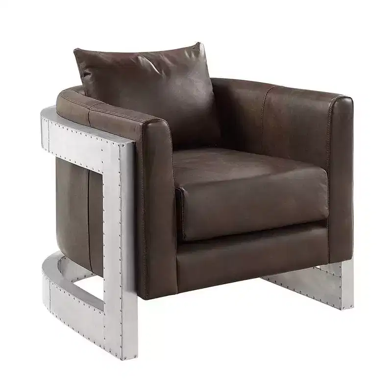 Acme Furniture Betla Leather Accent Chair Espresso