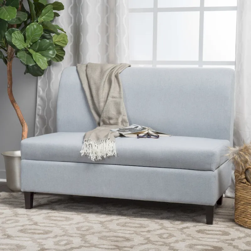 Fabric Storage Loveseat