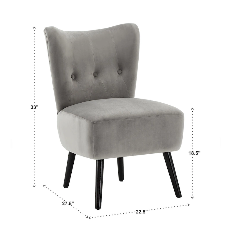 Imani 22.5  Wide Tufted Accent Chair by iNSPIRE Q Bold