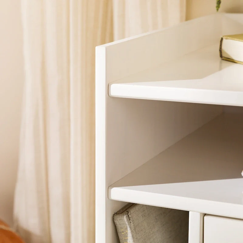 Middlebrook Modern Gallery Top Solid Wood Nightstand