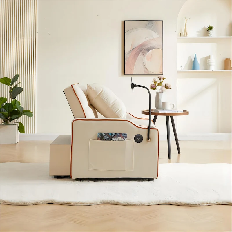 Convertible Sleeper Chair Sofa Bed Adjustable