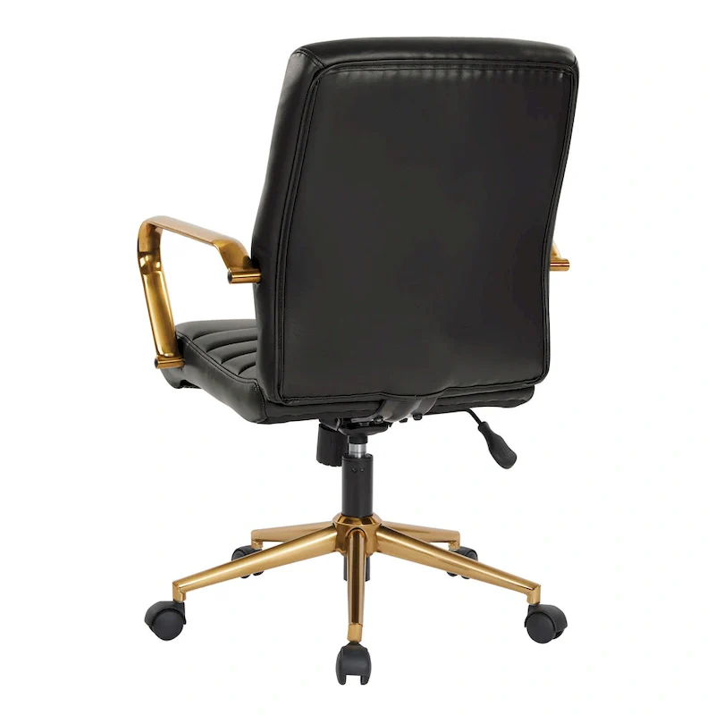 Baldwin Mid-Back Faux Leather Chair