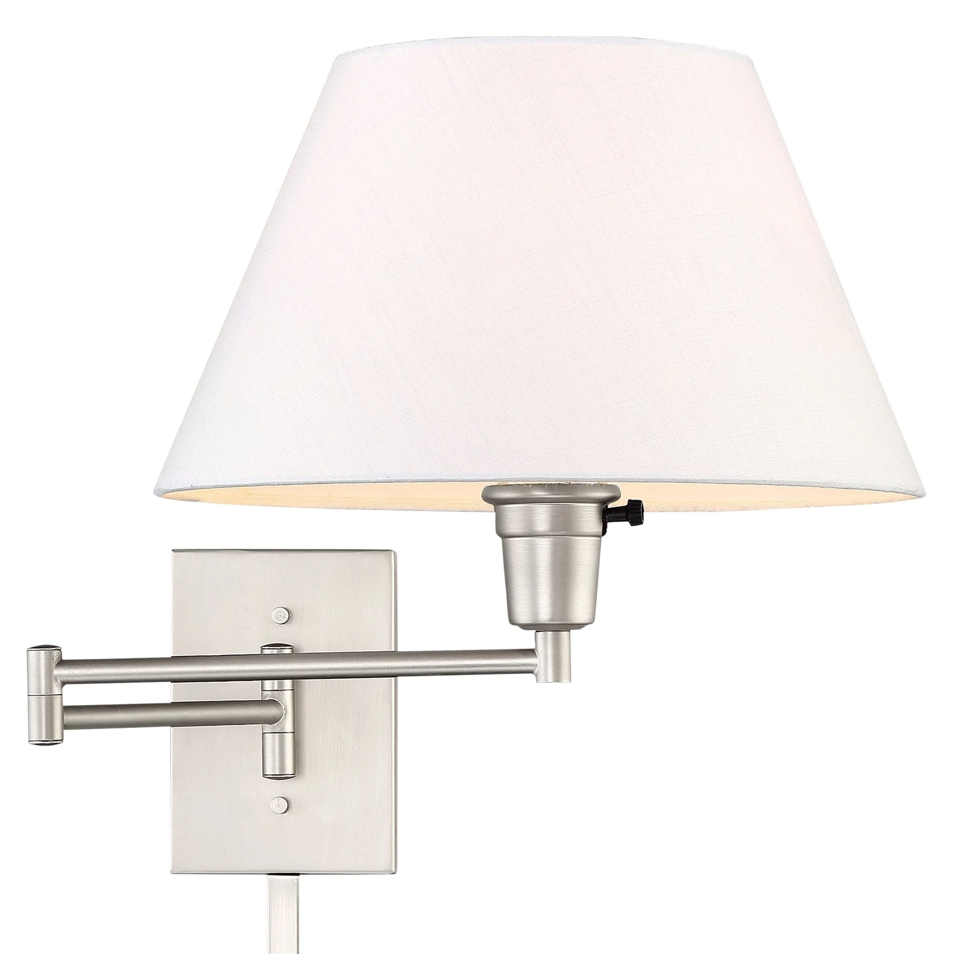 Cambridge 15 Swing Arm Wall Lamp - Plug In/Wall Mount