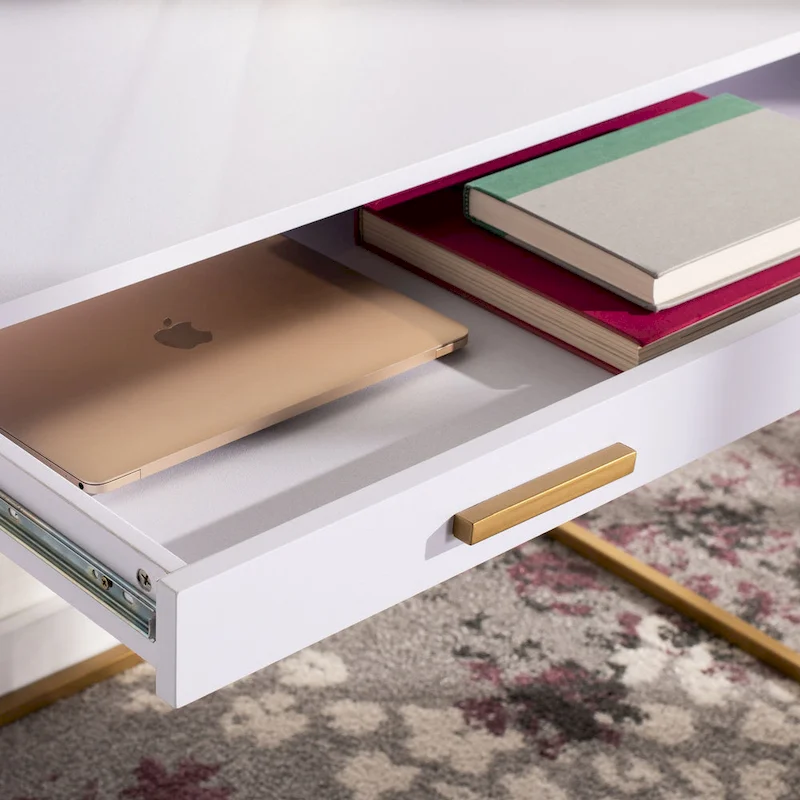 SAFAVIEH Ilo Glam 1-Drawer Console Desk