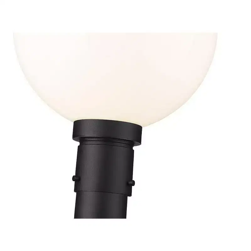 Z-Lite Laurent 1 - Light Post Light in Black