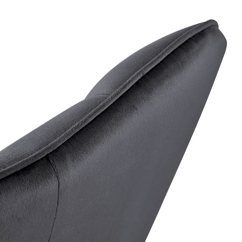 Velvet Dining Chairs Set of 2/4 - Waffle Pattern High Back, 300lbs Capacity, Metal Frame, 35.8