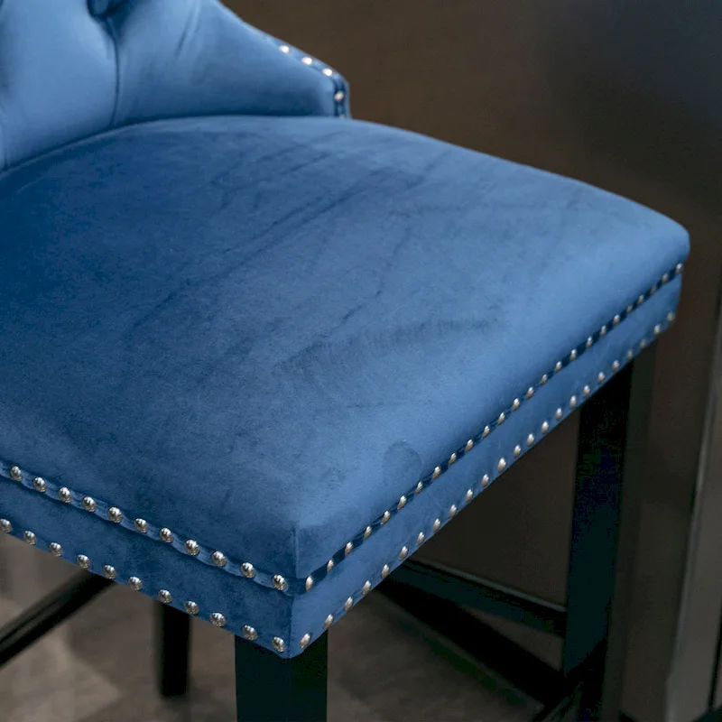 Velvet Upholstered Barstools