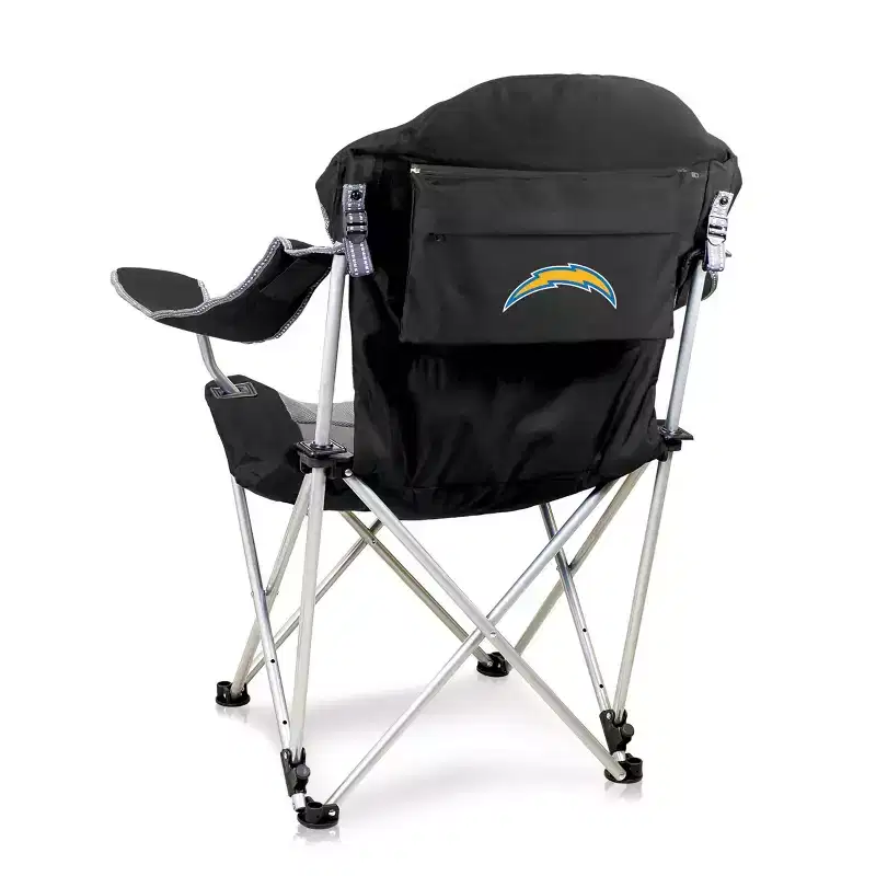 NFL Los Angeles Chargers Reclining Camp Chair with Head Support