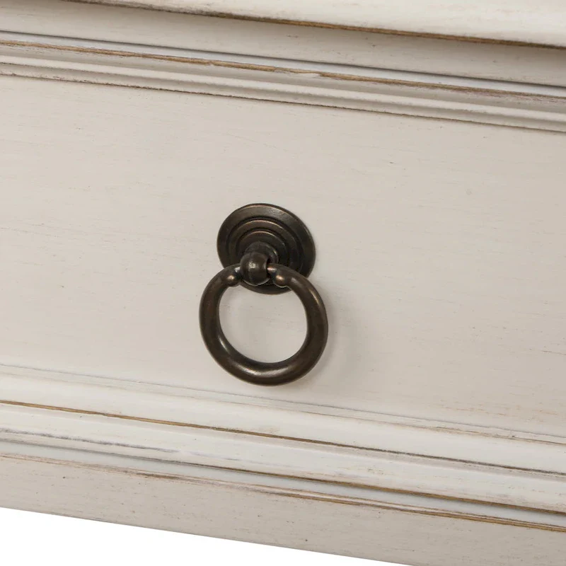 Modern Sofa Table with Drawers