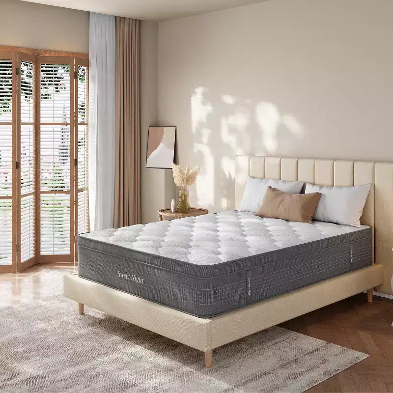 Sweetnight 12/14/16 inch Medium Gel Memory Foam Hybrid Mattresses, CertiPUR-US, OEKO-TEX Certified