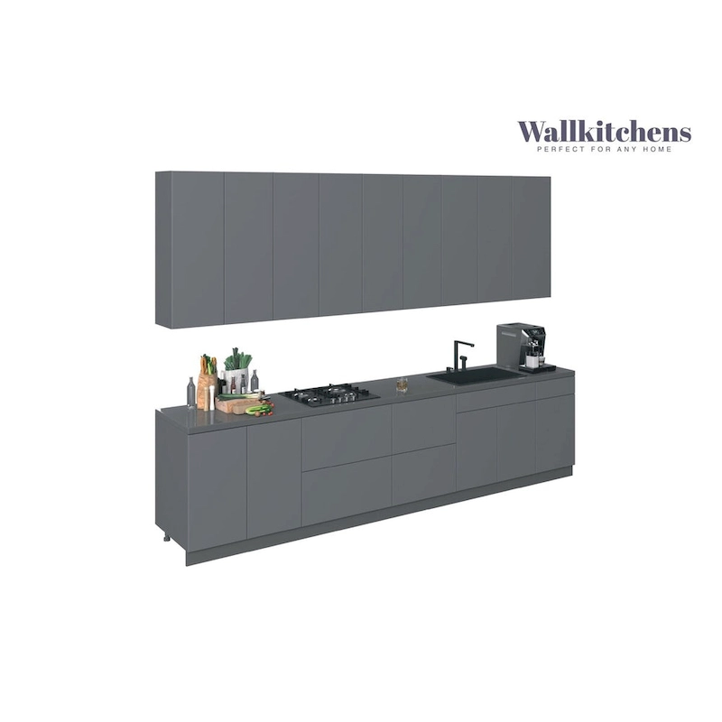 Kitchen Elite Epicure Collection Gray Color Base Size 11Ft Wide - 138x24