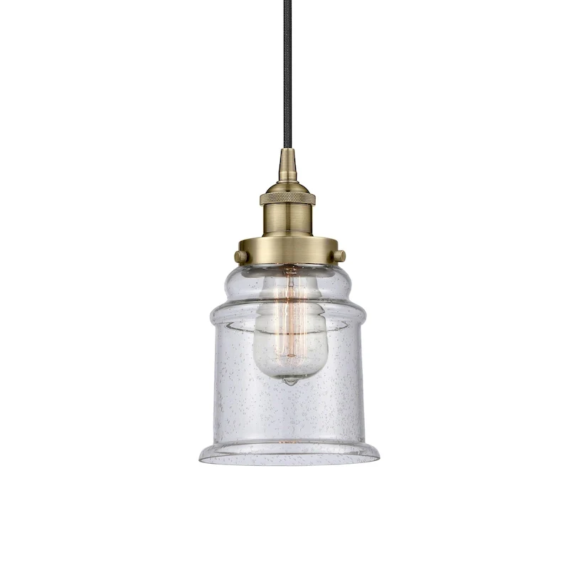 Innovations Lighting 616-1PH-11-6 Canton Pendant Canton 6  Wide Mini