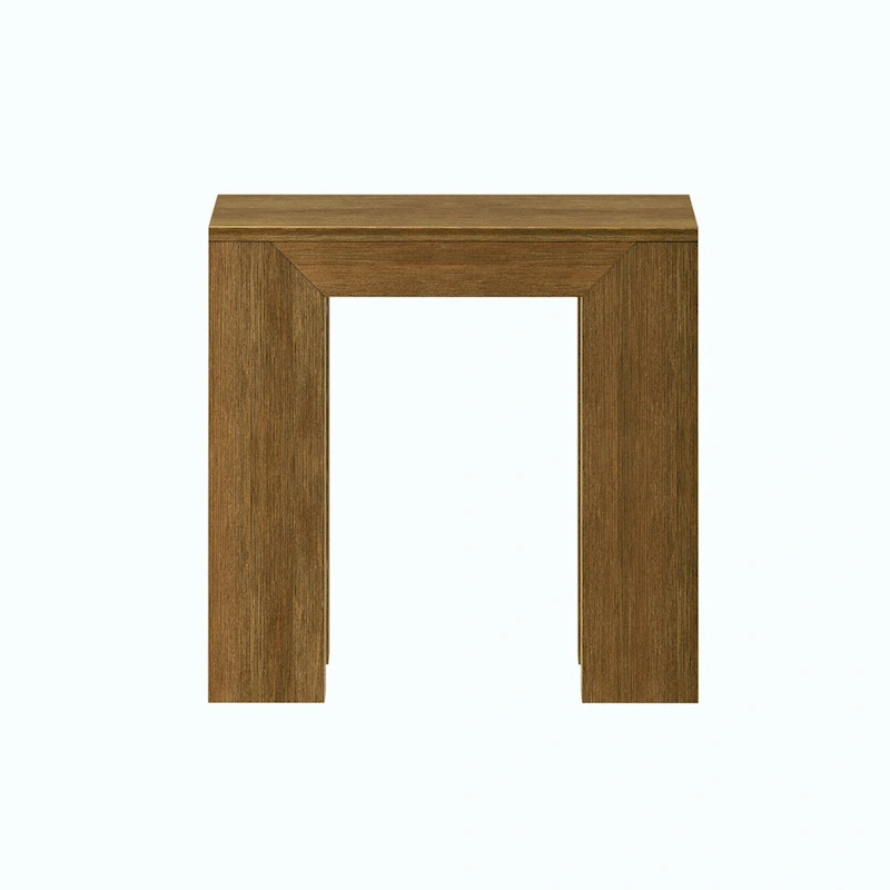 Plank and Beam Modern Rectangular Side Table - 25