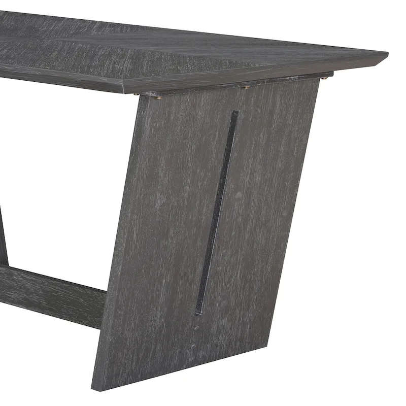 6 Pcs Dining Table Set, Wood Dining Kitchen Table and Chairs Set with Rectangular Table, 4 Upholstered Chairs and 1 Bench