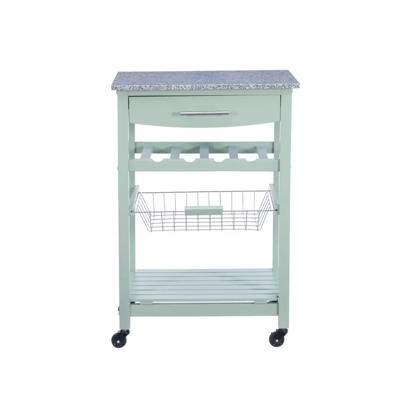 Jake Compact Mobile Rolling Kitchen Cart