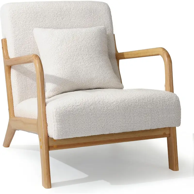 Mid Century Modern Living Room Reading Comfy Lounge Chairs