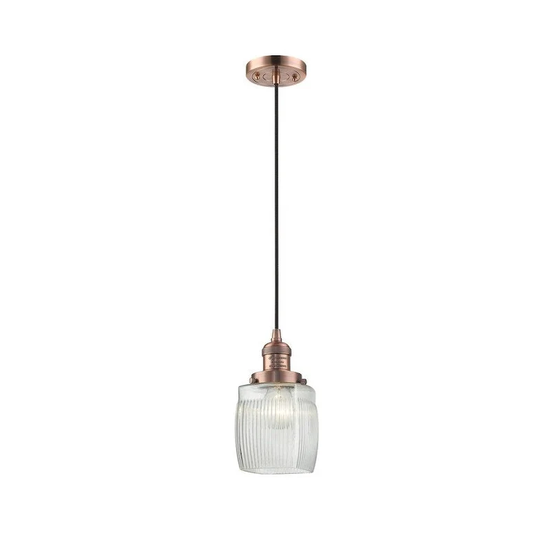 Innovations Lighting Colton Single Light 6  Wide Mini Pendant with