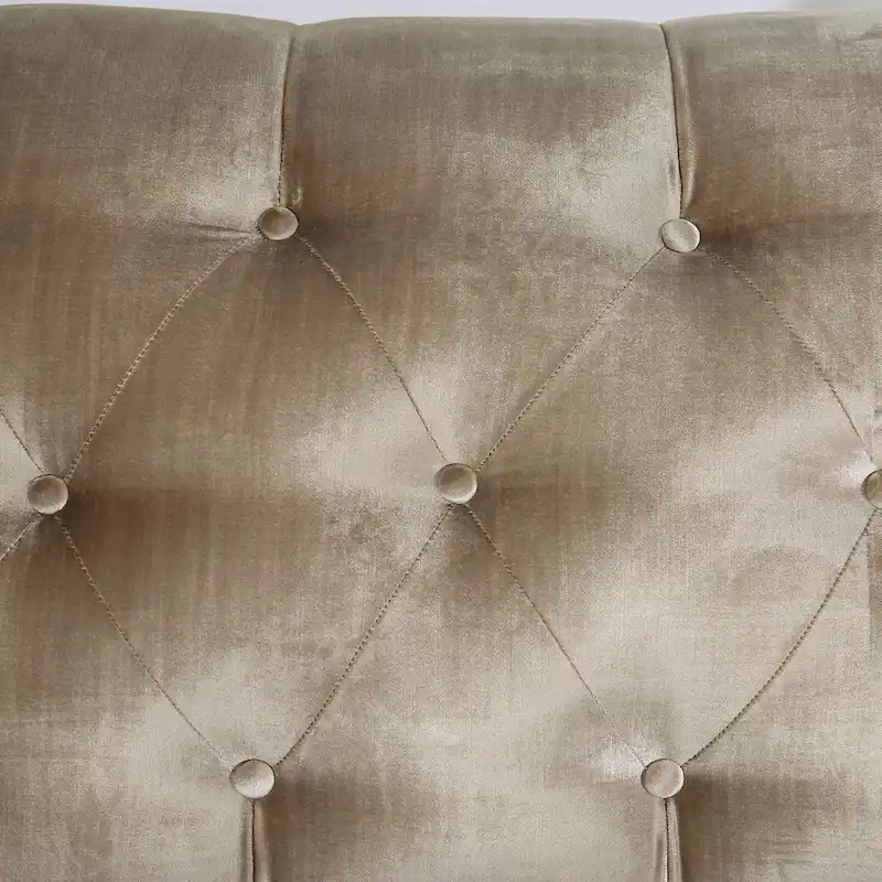 Vynn Transitional Solid Wood Padded Loveseat by Furniture of America