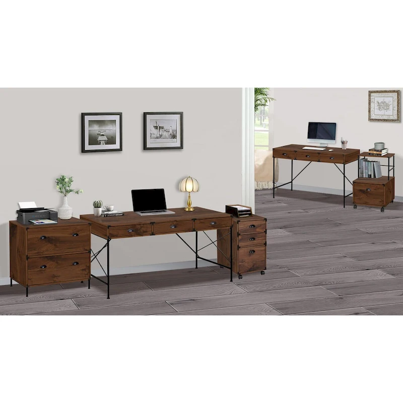 Saint Birch Bombay 3 Drawers Mobile File Cabinet