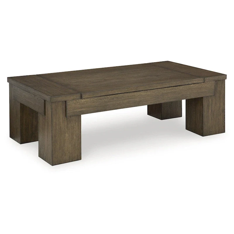 Signature Design by Ashley Rosswain Brown Lift-Top Coffee Table - 54W x 28D x 18H