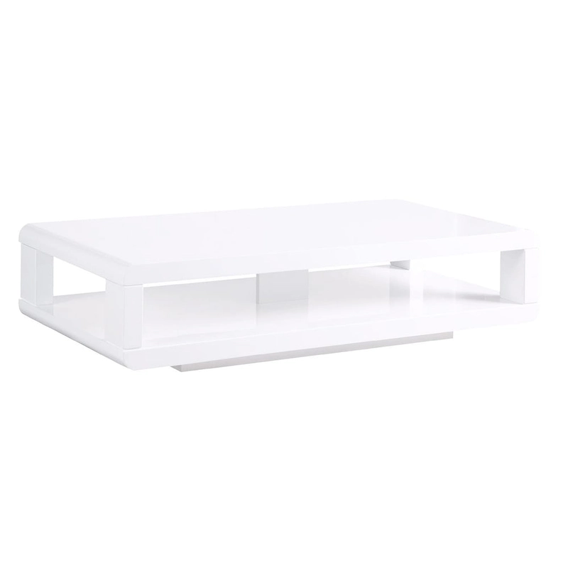 Artiva CASA 48 Modern Euro White lacquered High Gloss Coffee Table