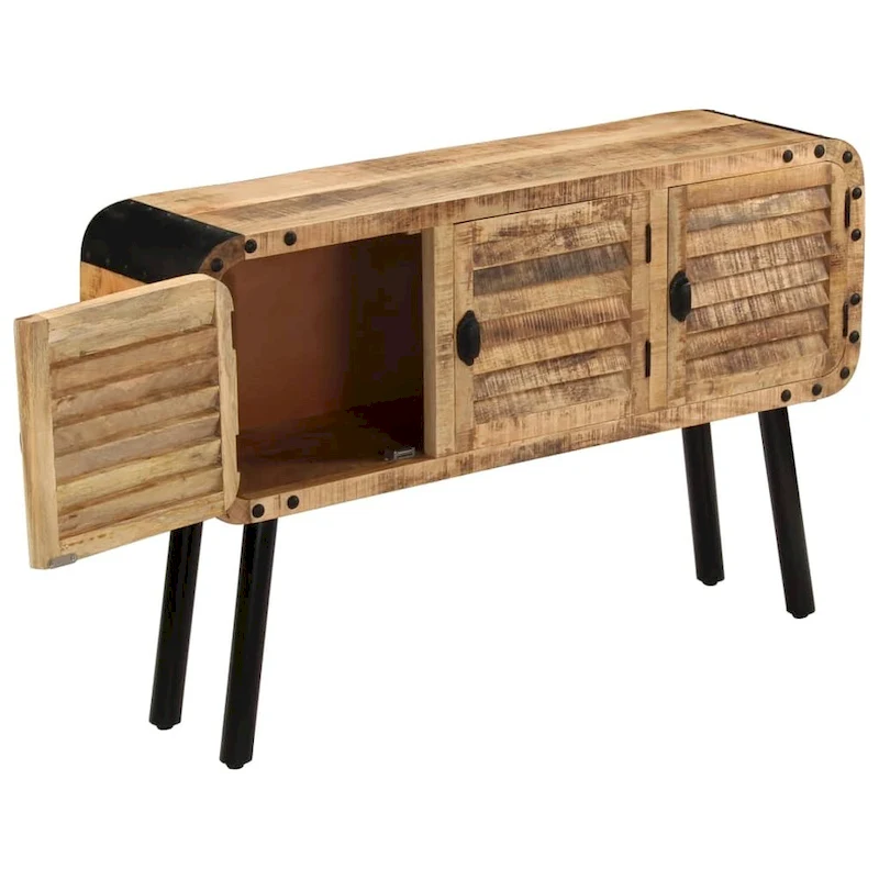 vidaXL Sideboard Solid Mango Wood 47.2 x11.8 x29.9  - 47.2 x11.8 x30