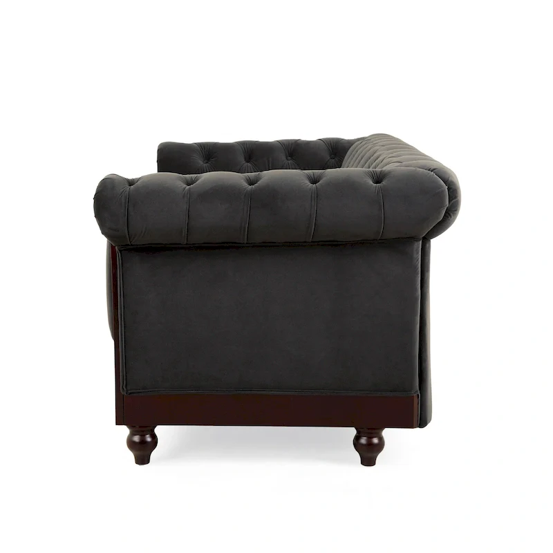 Chesterfield Velvet Loveseat Sofa