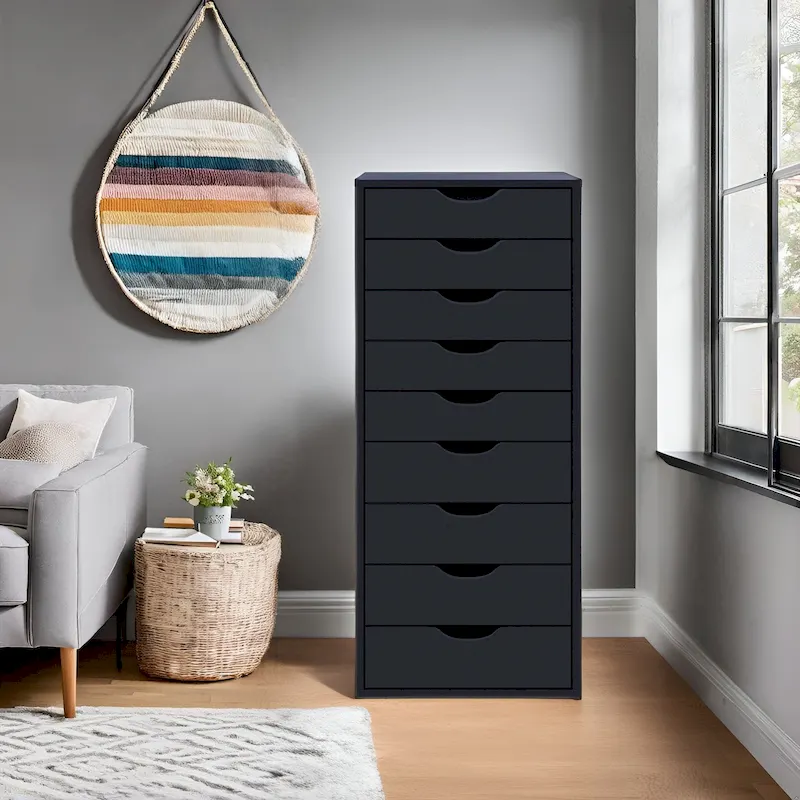 9-Drawer Dresser for Bedroom and Office Storage