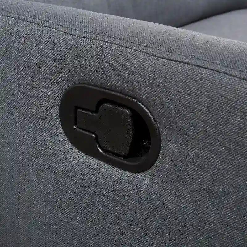 Fabric 2-Seater Recliner Club Chair