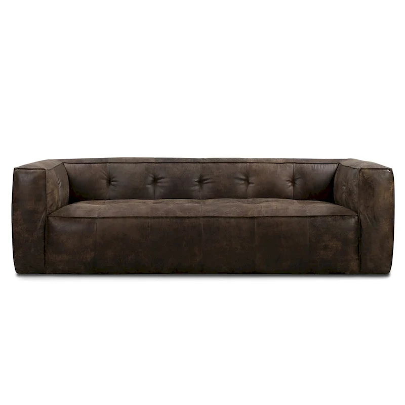 Poly & Bark Capa 92 Sofa - Full Grain Genuine Italian Leather