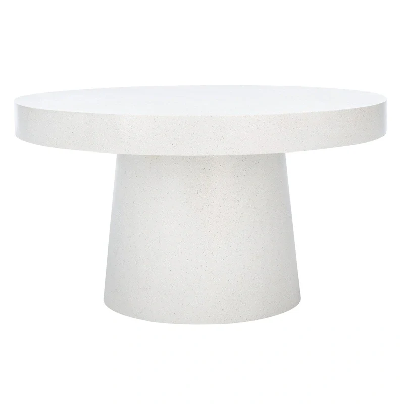 SAFAVIEH Berenice Paper Mache Round Coffee Table - 31.6  W x 31.6  L x 17.8  H - 32Wx32Dx18H