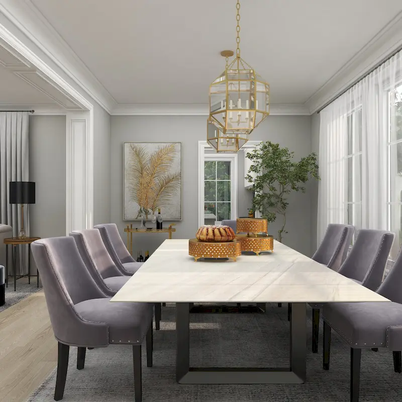 Amazing Set of Three Metal Mosaic Cake Stand