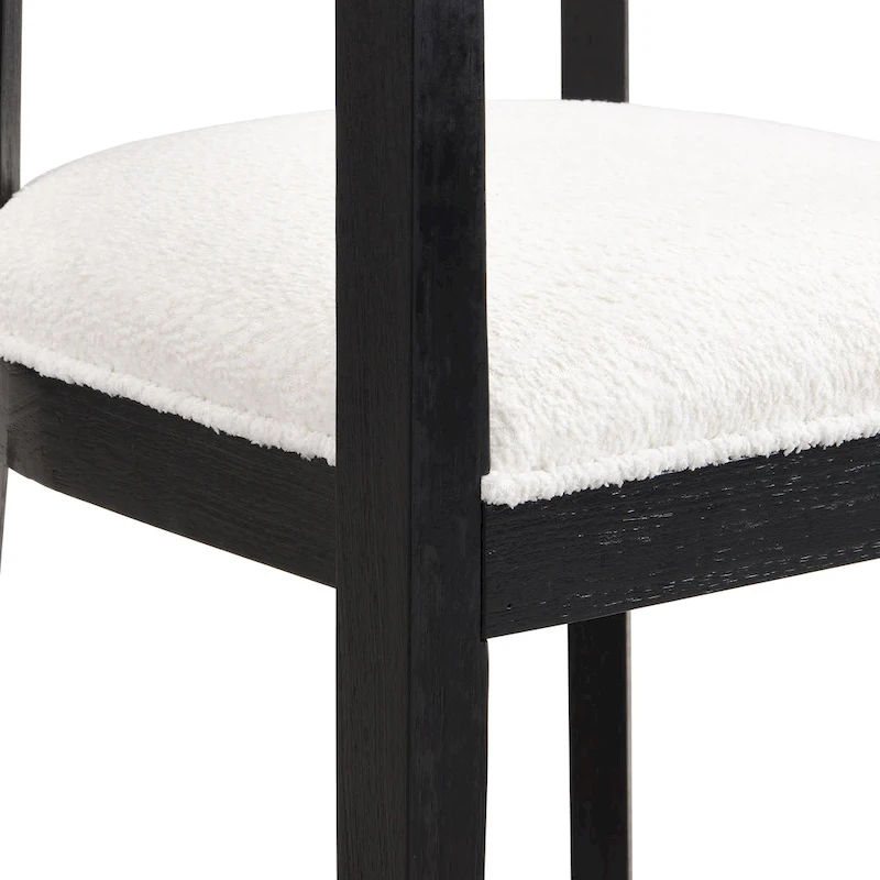 Ladieu Fabric and Wood Tub Dining Chairs Set of 2by Christopher Knight Home