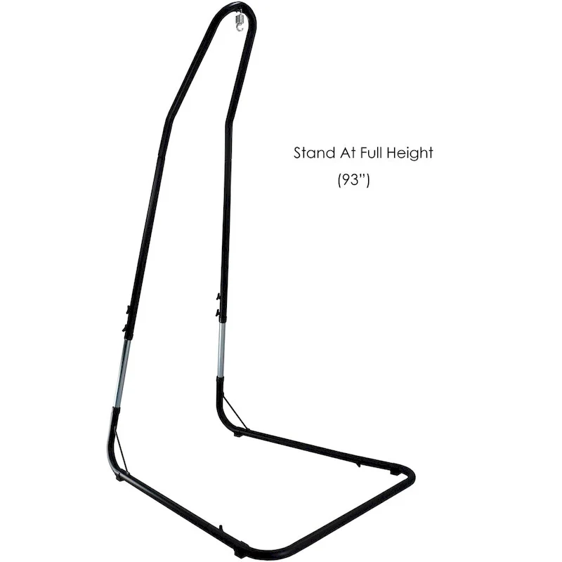 Sorbus? Adjustable Hammock Chair Stand Frame, 1 Person, 330 Pound Capacity (Black)