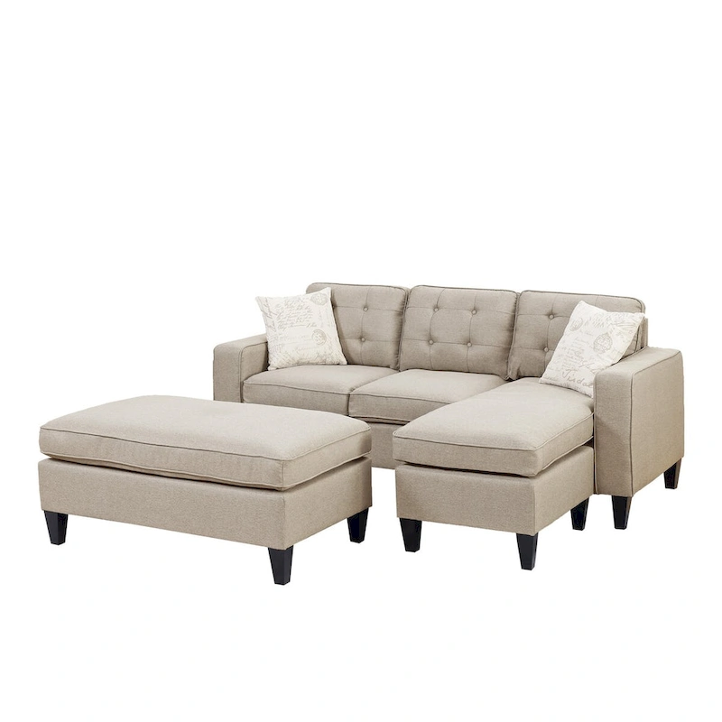 Poundex 3-Pcs Sectional Set