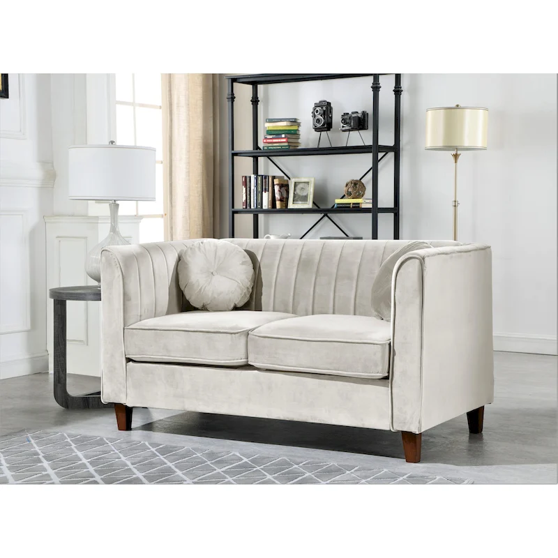 Boton Chesterfield Loveseat