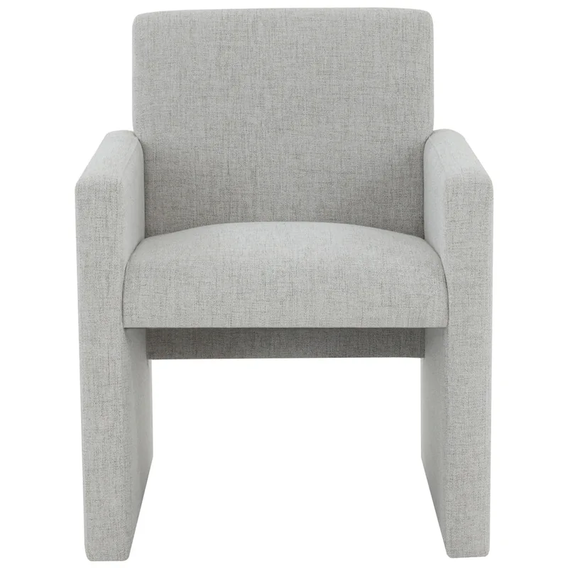 SAFAVIEH Couture Gunna Linen Arm Chair - 26 W x 25 D x 33 H - 26Wx25Dx33H
