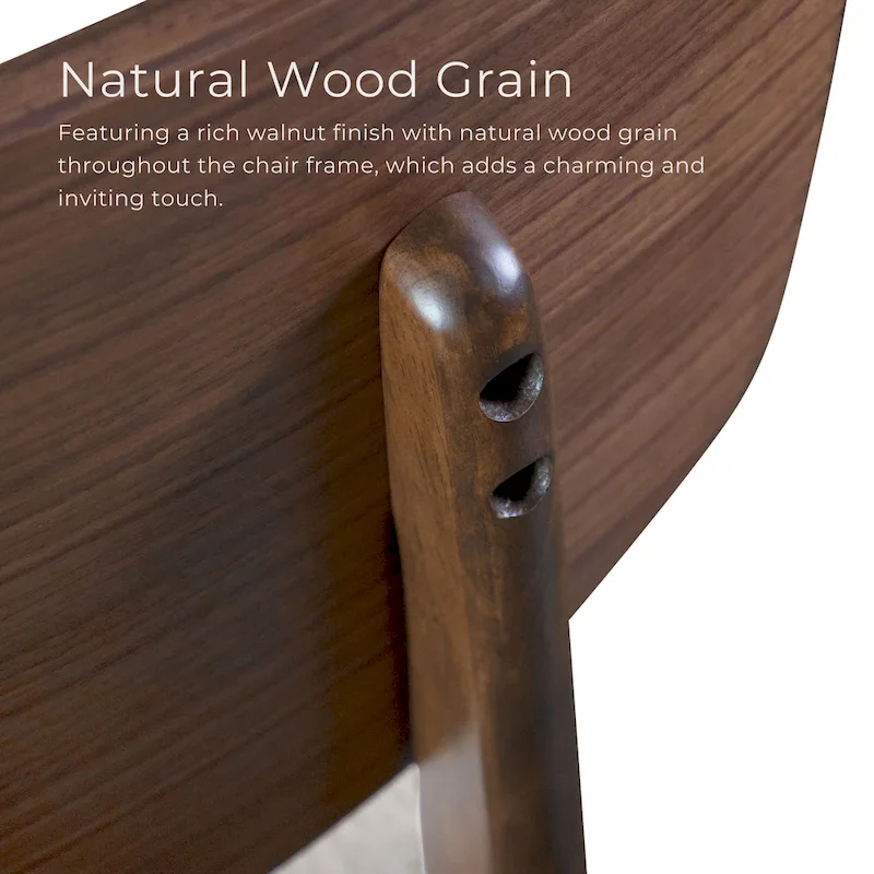 Beau I Mid-Century Walnut Oval Dining Table