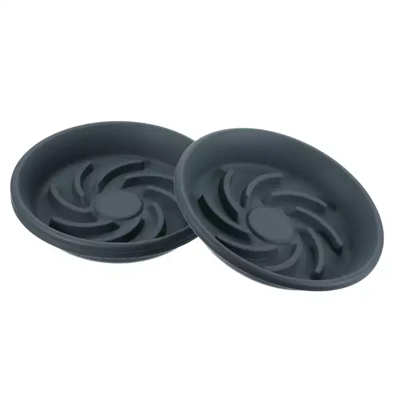 Unique Bargains Breathable Wear-resistant Heightened Rotating Feet Strong Water Storage Plant Saucer 3 Pcs