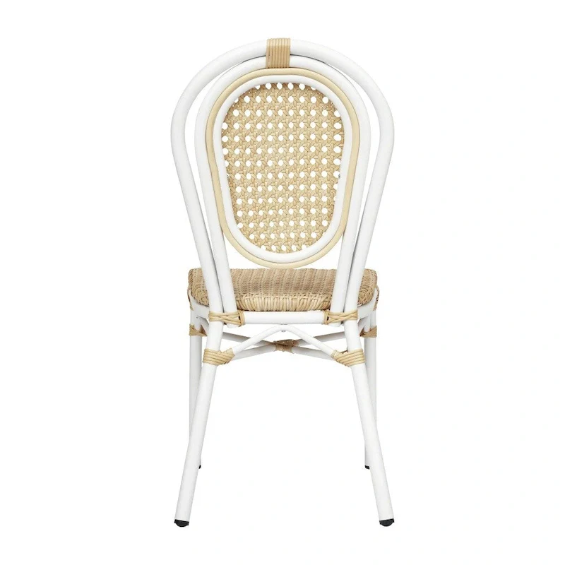 All-Weather Commercial Paris Chair with Metal Frame - N/A