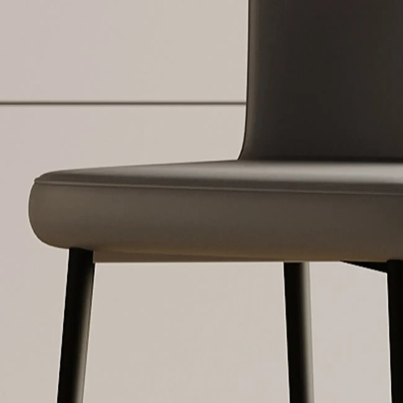 Saddle Faux Leather Counter Bar Stool High Back