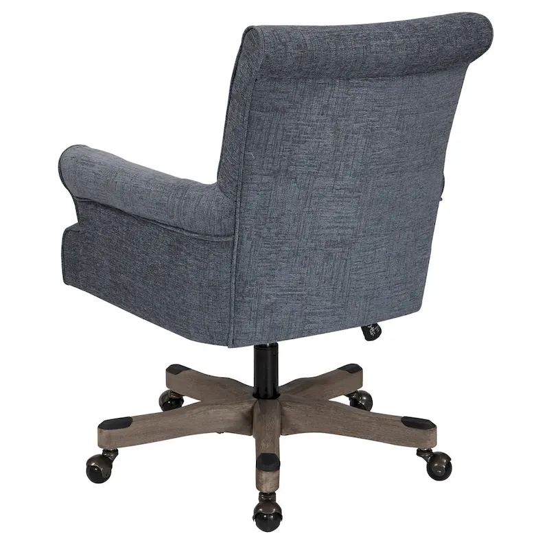 Megan Office Chair with Wood Base