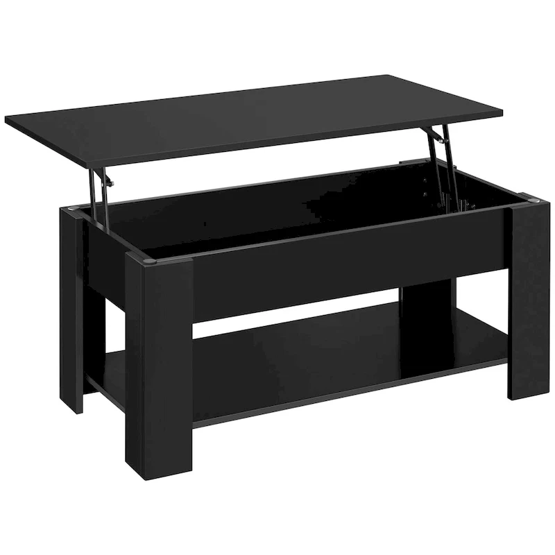 Yaheetech 38.6 Lift Top Coffee Table with Shelf for Living Room