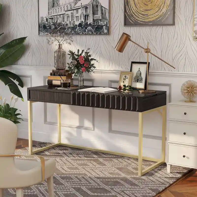 57-inch Metal Lift-top Standing Desk by Furniture