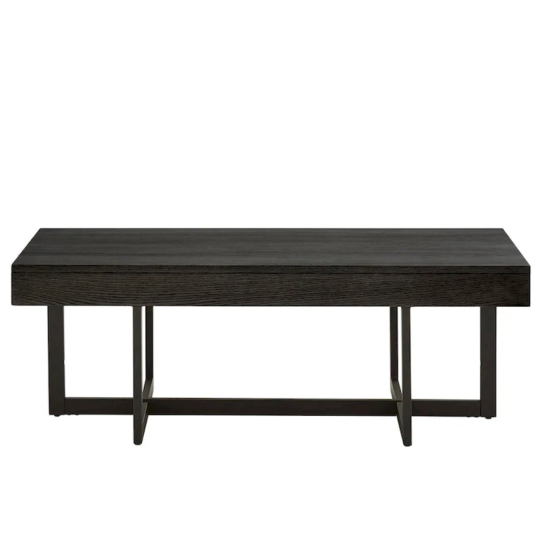 Eldersley Wood Finish Coffee Table with Two Drawers by iNSPIRE Q Modern