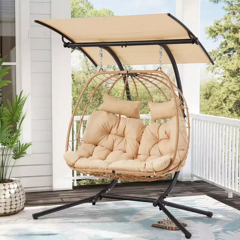 EROMMY Swing Double Egg Chair