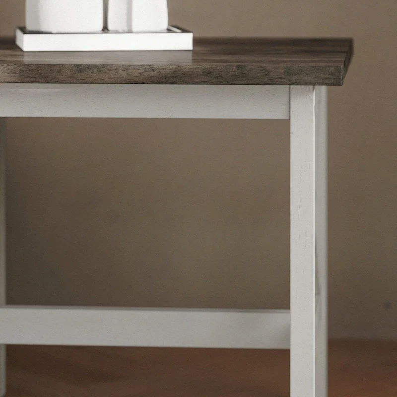 Solid Wood Traditional Farmhouse End Table