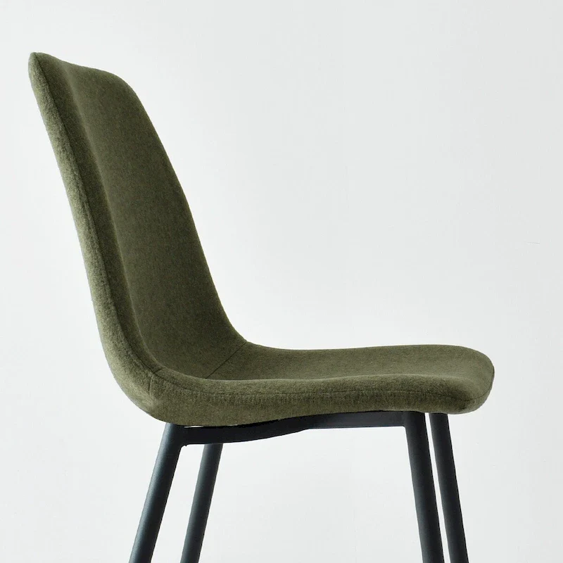 Modern Fabric Upholstered Dining Chairs (Set of 4) - 34x18x18